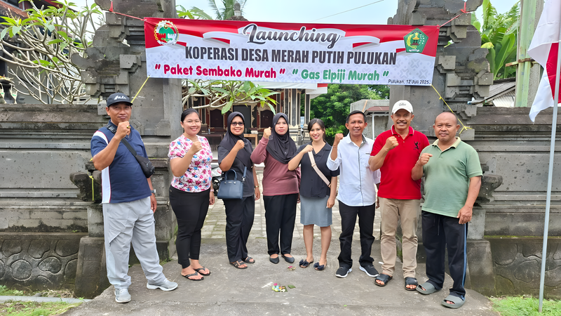 Launching Koperasi Desa Merah Putih Pulukan